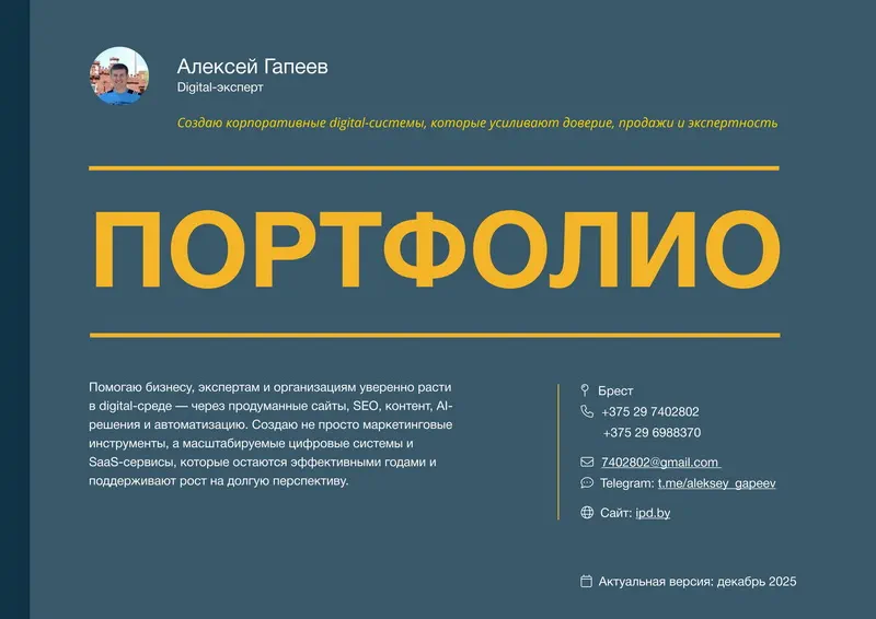 Портфолио